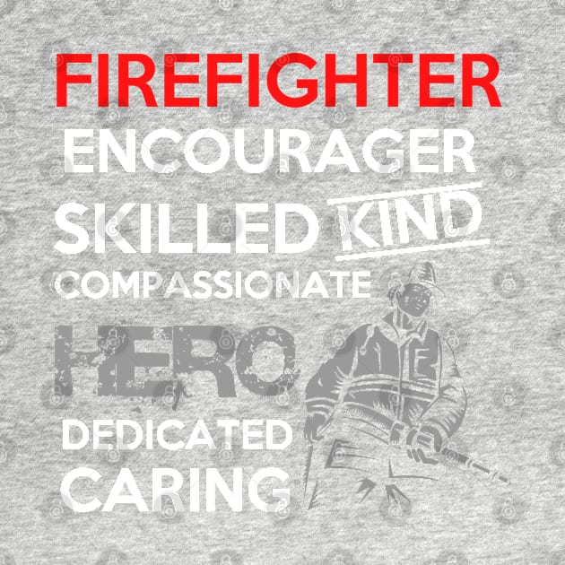 Firefighter Wife Gift - Pride , dedication , courage Gift by woormle